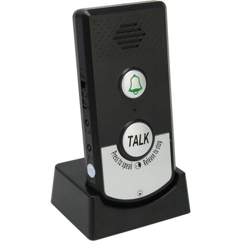 Interphone sans fil avec sonnette - Pénétration du signal optimale - Convient pour maison, hôtel, usine, hôpital - Interface utilisateur intuitive et installation simple