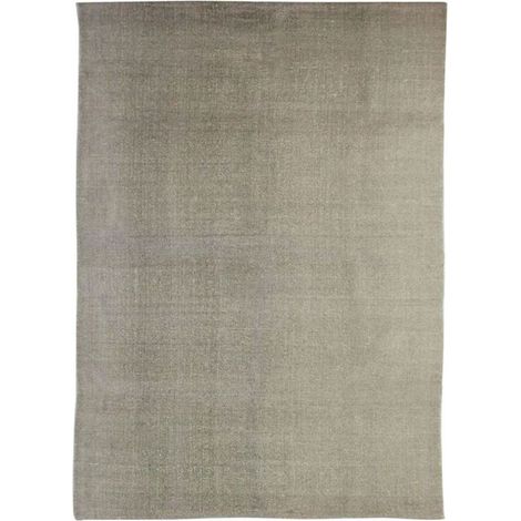 VINTAGE USED - Tapis vintage effet délavé taupe 120x170 (1/5)