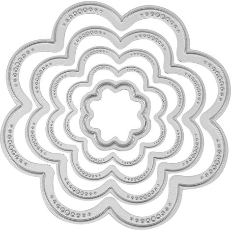 Matrices De Découpe En Acier Au Carbone - Pour Scrapbooking Et Loisirs Créatifs - Compatible Machines Manuelles - Lot De 1 Pièce (1/5)