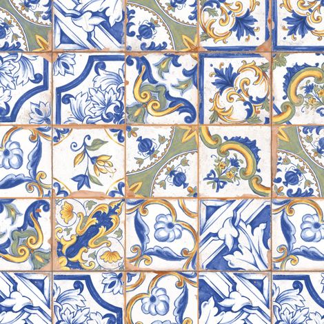 Carrelage Vintage Multicolore Palmyra 33x33x0,95 cm Castelia - Mur intérieur (vendu par carton de 1,09 m²) - RO'MA CARRELAGE