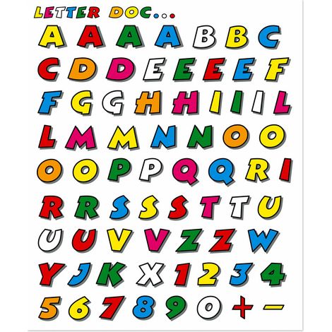 Lettere Adesive Componibili Doc