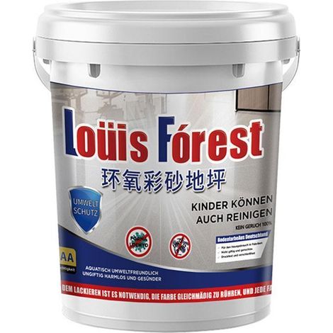 Peinture époxy effet marbre brillant pour sols, peinture époxy pour sols Louis Forest, peinture imperméable pour garage, peinture pour sols (0,5 kg). (1/5)