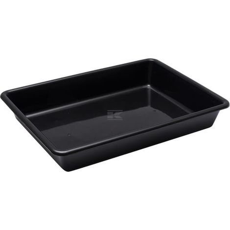 Bac égouttoir 13 litres noir (1/2)