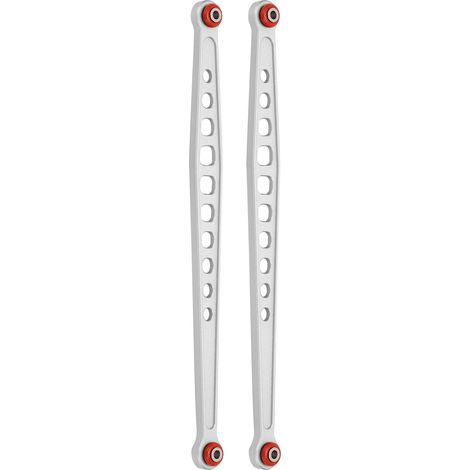2 Pièces Biellettes de Suspension Arrière en Alliage d'Aluminium pour TRAXXAS UDR, Argent (1/5)