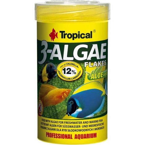 Fiocchi di 3 alghe tropicali 100 ml/20 g (1/2)