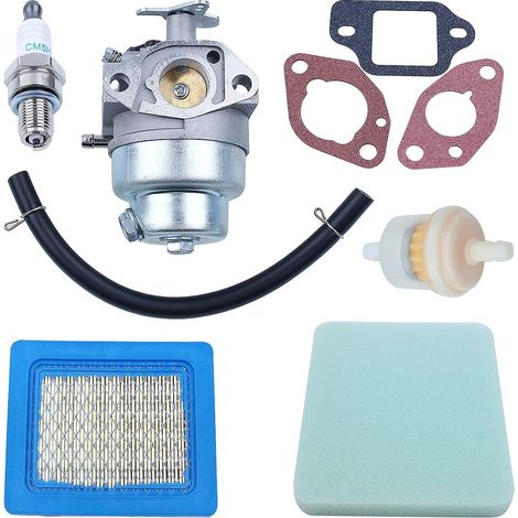 Carburateur Adefol avec joint Filtre à air Carburant Bougie pour tondeuse Honda GXV160 GCV160A GCV160LA GCV160LE HRB216 HRR216 HRS216 HRT216 Remplace 16100-Z0L-023 (1/5)