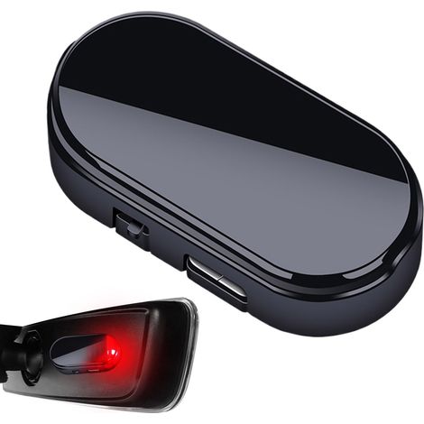 LED Fake Solar Alarm – Blinkendes Sicherheitslicht, Auto-Sicherheitssystem, Solar-Auto-Alarmsystem, LED-Sicherheitswarnlicht, blaues/rotes Licht