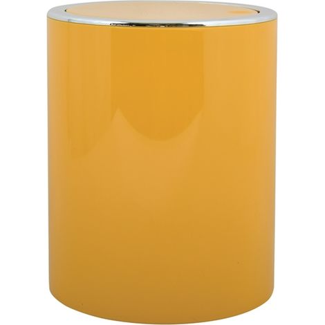Papelera basculante KAMAKA 6L Amarillo MSV (1/5)