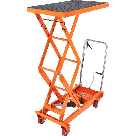 Table élévatrice hydraulique pour voiture, hauteur de levage de 50 pouces, capacité de 330 à 1760 lbs, 770lbs (1/2)