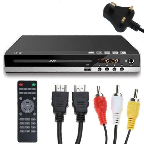 Lecteur EVD numérique Full HD 1080P compatible DVD, SVCD, CD-RW et VCD pour le marché britannique. (1/4)