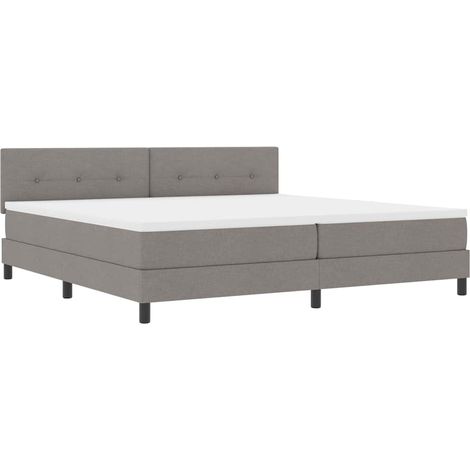 Maison Exclusive - Letto a molle con strisce LED Talpa 200 x 200 cm Tessuto (1/5)
