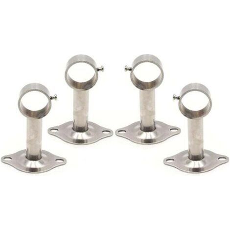 Curtain Rod, XU, 4 Pieces Wall Bracket Used to Install Curtain Rods Ceiling and also - (1/4)