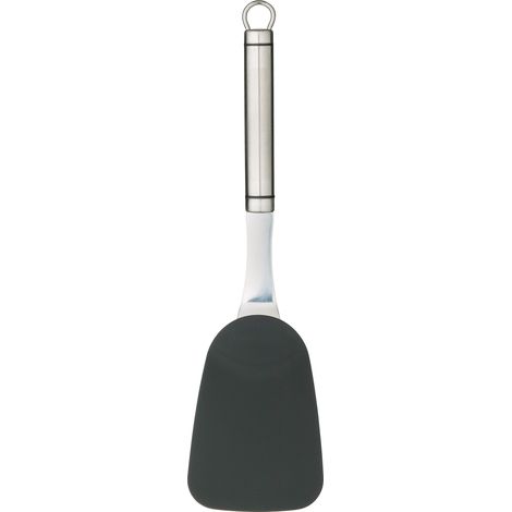 KitchenCraft Professional Solid Nylon Cooking Turner with Stainless Steel Handle, 32 cm (12.5")
