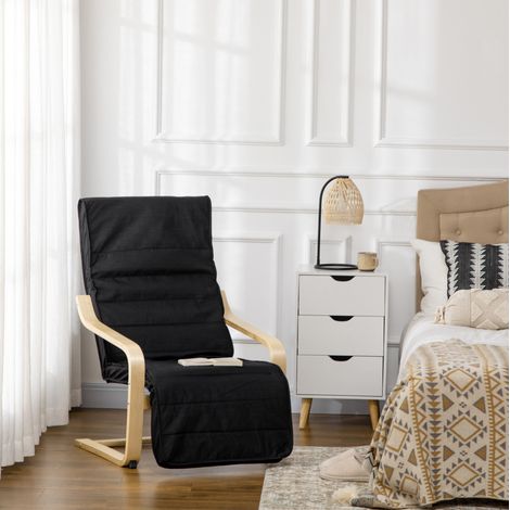Poltrona relax poggiapiedi regolabile 66,5x94x100 OKMYHOME (1/4)