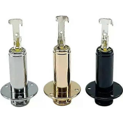 Prise jack stéréo pour guitare électro-acoustique, 635 mm (1/4 pouce), pièces détachées pour guitare. (1/4)