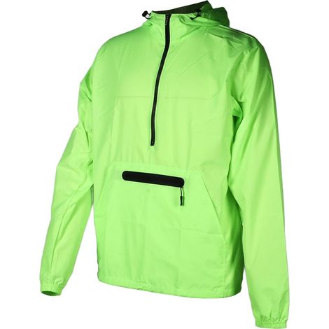 Men's Windproof Breathable Cycling Jacket with Reflective Sleeves, Raincoat for Running, Hiking, Fishing, Climbing, Outdoor Sports (2XL) (1/5)