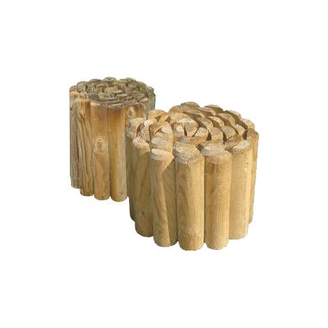 Staccionata rollborder cm 5x200x20h - in legno di pino impregnato in autoclave