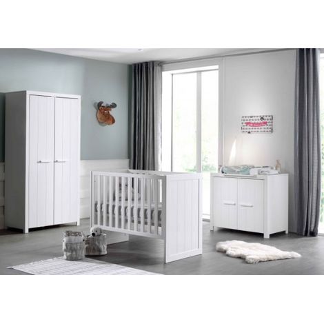 Ensemble de chambre de bébé Erik - Armoire à deux portes,