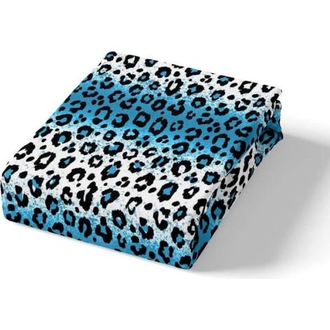 Housse De Couette - 200x200 cm - Motif Léopard Imprimé 3D - Microfibre Respirante - Pour Chambre Adulte - 1 Pièce (1/4)