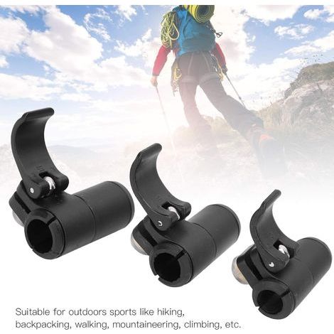 Serrure à Bascule Alpenstock, bâton d'escalade verrou Externe pôle de Marche verrou Rapide, Verrou de pôle de randonnée pour Trekking randonnée Alpinisme 18mm 16mm 14mm (1/4)