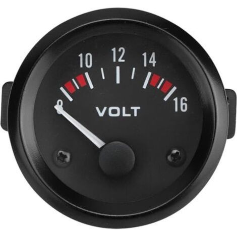 Voltmètre universel pour voiture 12V, indicateur à aiguille universel 2\ (1/4)