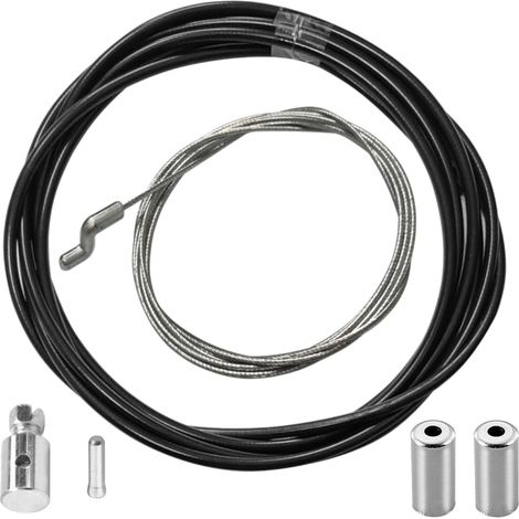 Cyclingcolors – Kit de réparation universel tondeuse – Câble 1900mm avec tête en Z – Gaine 2m – Serre-câble 6x9mm – Embouts pour motoculteur et tracteur