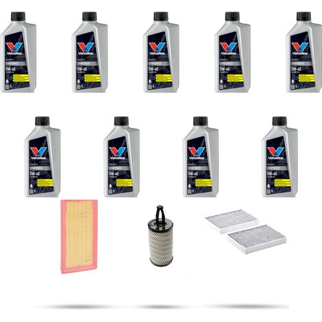 Kit tagliando 3 FILTRI e 9L OLIO compatibile con Mercedes GL , GLS (X166) GL 500 4matic 310kw dal 2016 (1/5)