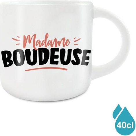 Becher - STC - Madame Boudeuse - Keramik - Weiß - Zeitgenössisches Design (1/3)