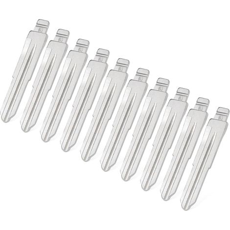 Lot de 10 pièces vierges en métal pour clé télécommande de voiture HON58R (1/5)