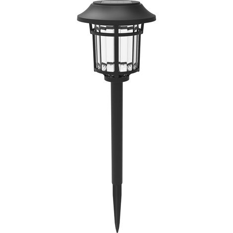 Lampe Solaire d'Ambiance pour Jardin, Éclairage Extérieur Décoratif LED sur Pied, Imperméable, Modèle HW-6178, Blanc Chaud (1/5)