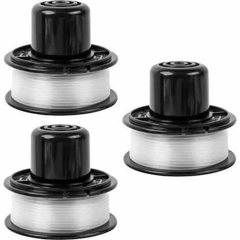 Bobine De Fil - 1,6 mm - 6 m - Compatible Avec Débroussailleuse Sans Fil Black & Decker Modèles GL250 GL310 GL360 A6226 - 3 Pièces (1/5)
