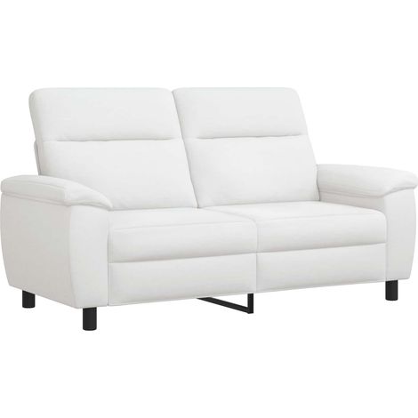 Sofa Weiß 178 x 90 x 95 cm Stoff vidaXL (1/5)