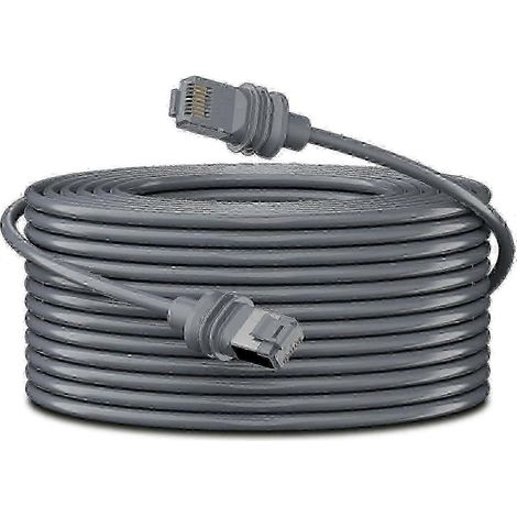 Câble Ethernet compatible Starlink V3, 46 m (150 pi), étanche, kit standard, gris. (1/4)
