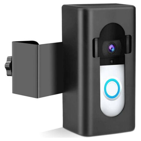 Support de sonnette vidéo antivol compatible avec la sonnette vidéo Ring/Blink 1/2/3/3 Plus/4/Pro/2021 (version 2020), support de montage réglable sans perçage, accessoires de support de cale pour la