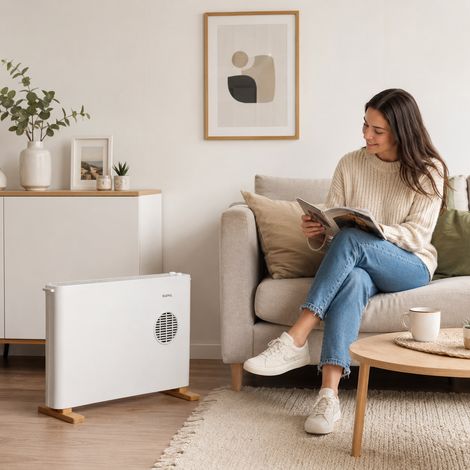 Supra - Calma Boost – Convector eléctrico 2000 W – 2 potencias – Función Turbo – Termostato regulable (1/5)