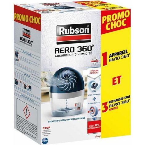 Rubson Aero 360° Luftentfeuchter transparent 20m²