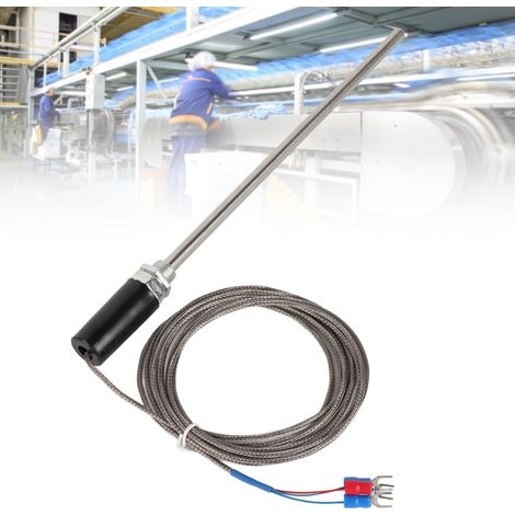 Sonde thermocouple BERM M12 PT100, capteur de température, 200 mm, 3 m (1/5)