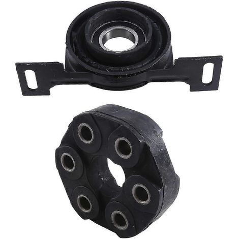 Carter de palier central d'arbre de transmission automobile compatible avec les Séries 3 E36 E46 et Série 5 E39 (1992-1999), numéros de pièces : 26111227410 et 26121226731, excellente qualité. (1/5)
