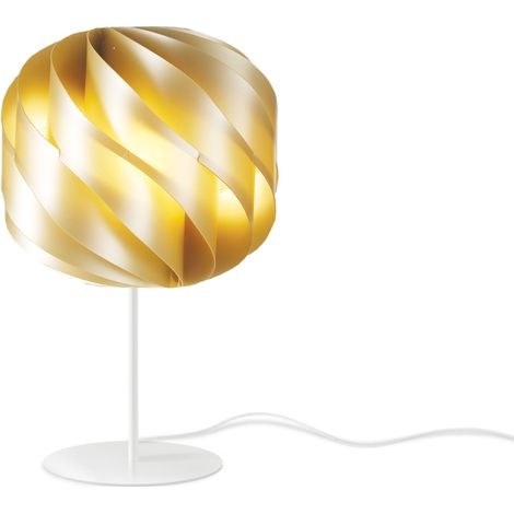 Lampada Da Scrivania Moderna Globe Polilux ® New Gold E Metallo 1 Luce E27 (1/2)