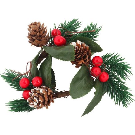 Ghirlanda di sorbo con foglie, 9 cm (1/3)