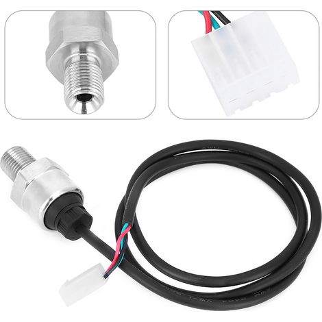 Capteur Transmetteur Pression pour Compresseurs d'Air/Eau Équipement Industriel G1/4 DC5V 0-0,8Mpa (1/5)