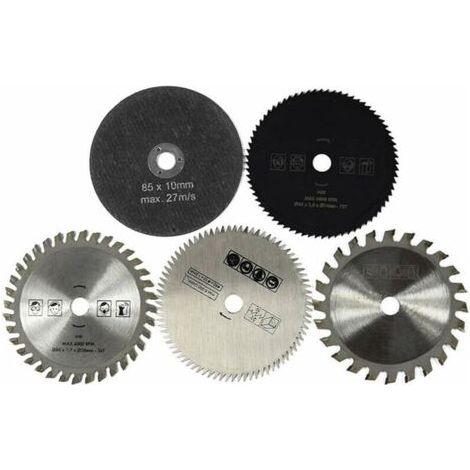 Lames Scie Circulaire de 85 MM en HSS 5pcs (1/5)
