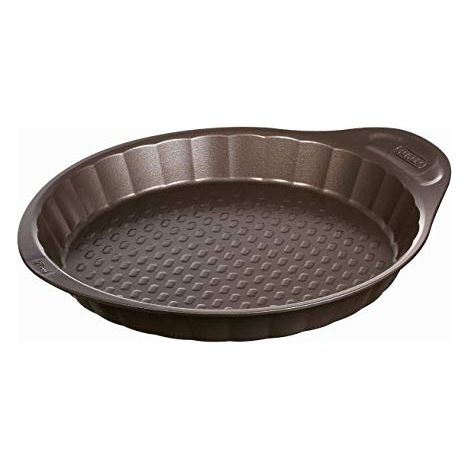 Pyrex Asimetria Stampo Antiaderente Crostata, Alluminio, Macadamia, 27 cm (1/4)