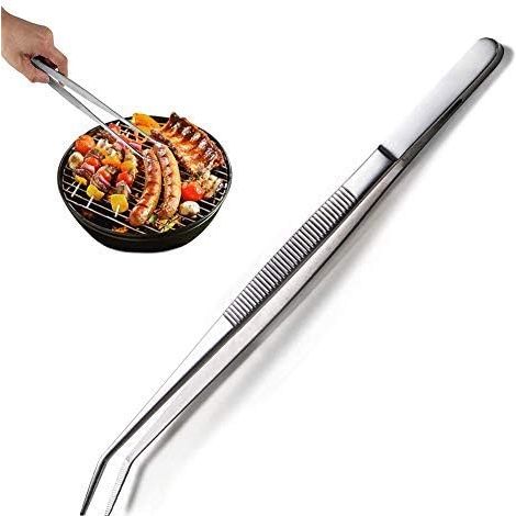 Pince à barbecue en acier inoxydable 304 de 30 cm de long, pince pour le Ki (1/5)
