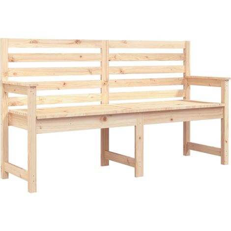 Maison Exclusive - Gartenbank 159,5x48x91,5 cm Massivholz Kiefer