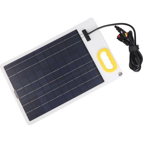 Ortviai Panneau Solaire Portable 50 W Monocristallin pour Voyages en Plein Air – Léger, Étanche et Haute Efficacité (1/5)