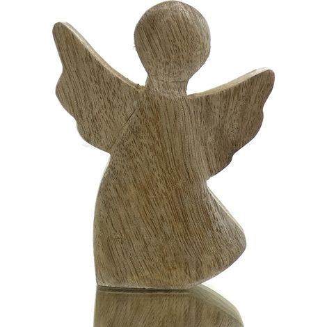 Scheulen – Décoration de Noël ange Lucidato en bois naturel, massif, H 9 cm (1/3)