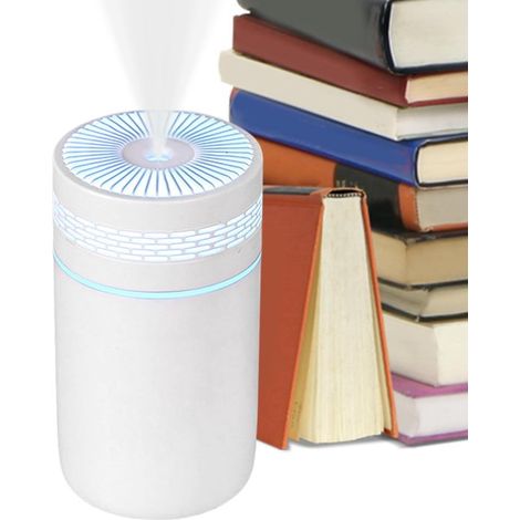 Humidificador compacto y portátil con iluminación，Humidificador USB de 250 ml con funcionamiento silencioso para sala de estar (1/5)
