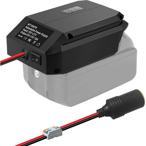 Adaptateur De Batterie, 18 V vers 12 V Convertisseur Step Down, 5-13 V Adaptateur Convertisseur, Convertisseur Adaptateur Abaisseur, Convertisseur Abaisseur pour Tous Les Équipements Automobiles (1/5)