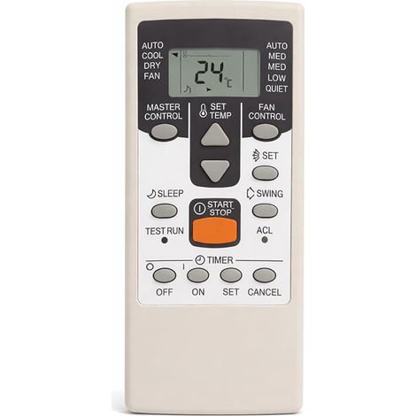 Télécommande Universelle de Remplacement pour Climatiseur, Compatible avec Fujitsu AR JE5 AR JE4 AR JE6, LG, Samsung, Daikin, Gree, Contrôle LCD Digital 1000 en 1 pour Split Pompe à Chaleu (1/5)